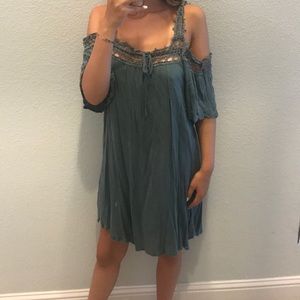 Dark turquoise dress